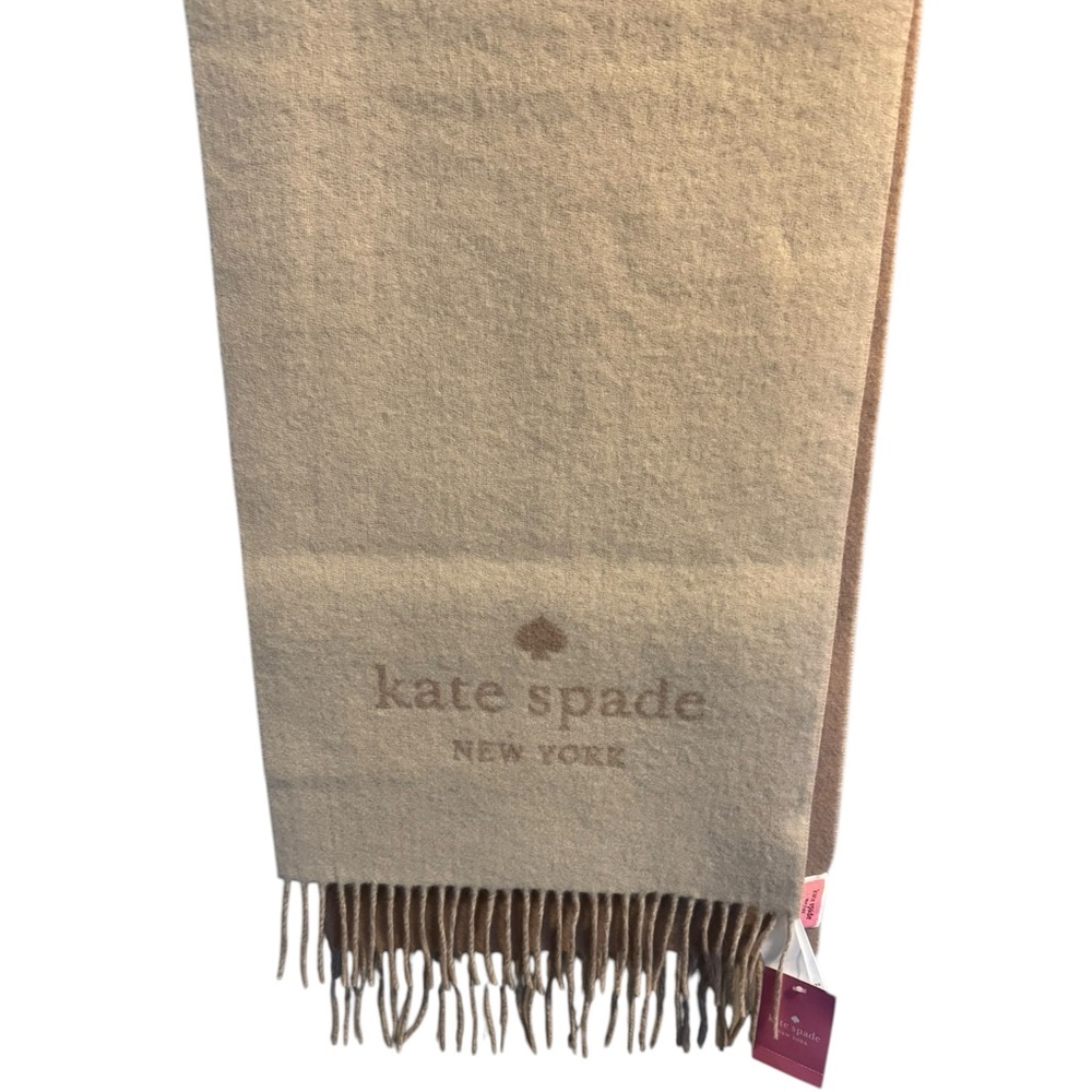 Kate Spade Oblong wool/cashmere scarf new with tag - Picture 3 of 8